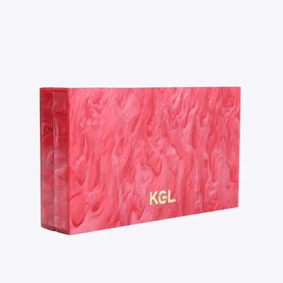 Kurt Geiger Lipstick Clutch with Chain NEW - Picture 6 of 12